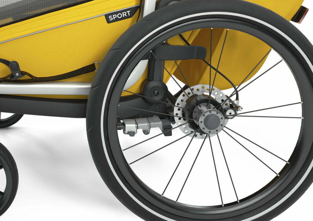 Sport von THULE CHARIOT (Fahrrad Anhänger) Federung