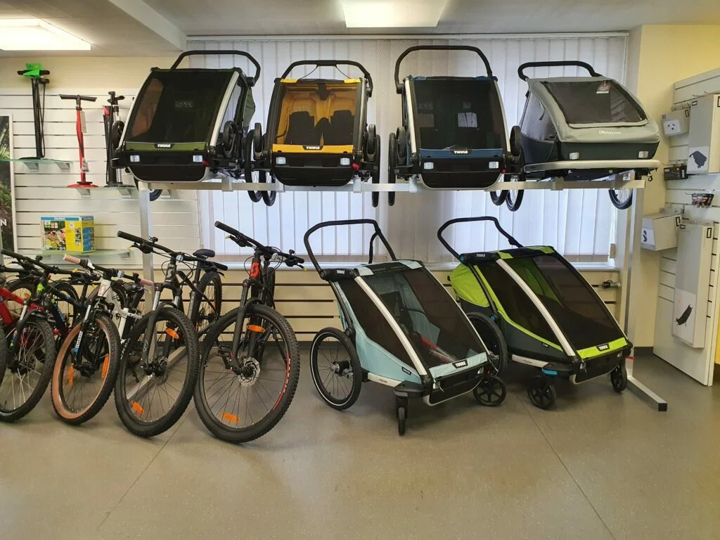 aluminium fahrradanhnger TREILER 350- Der Fahrradanhnger fr 6 E-Bikes