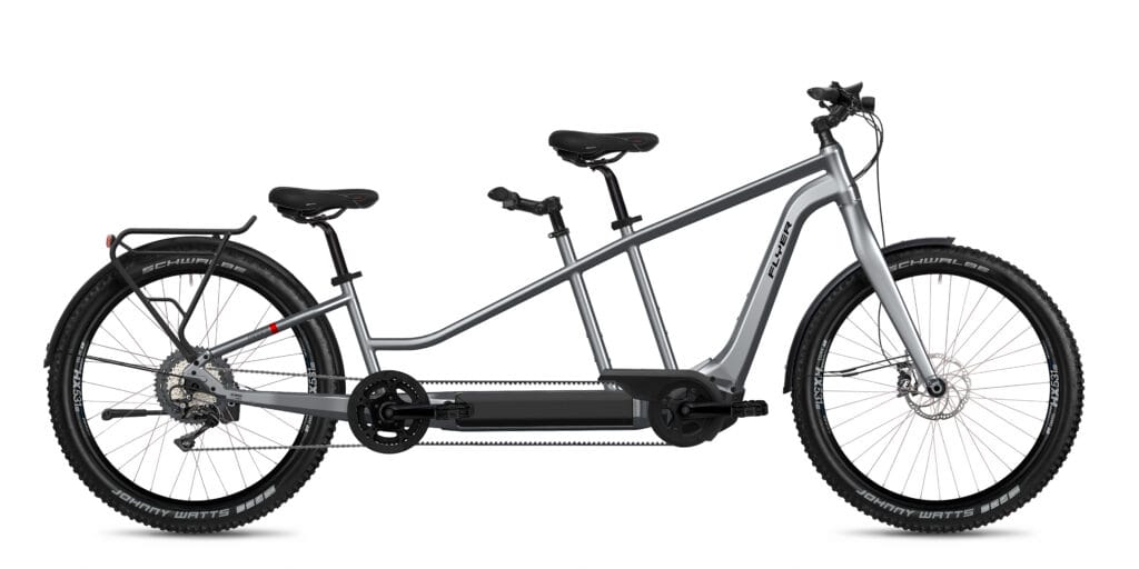 Tandem von FLYER (E-Bike | Tour), Silver Dark Cool Gloss