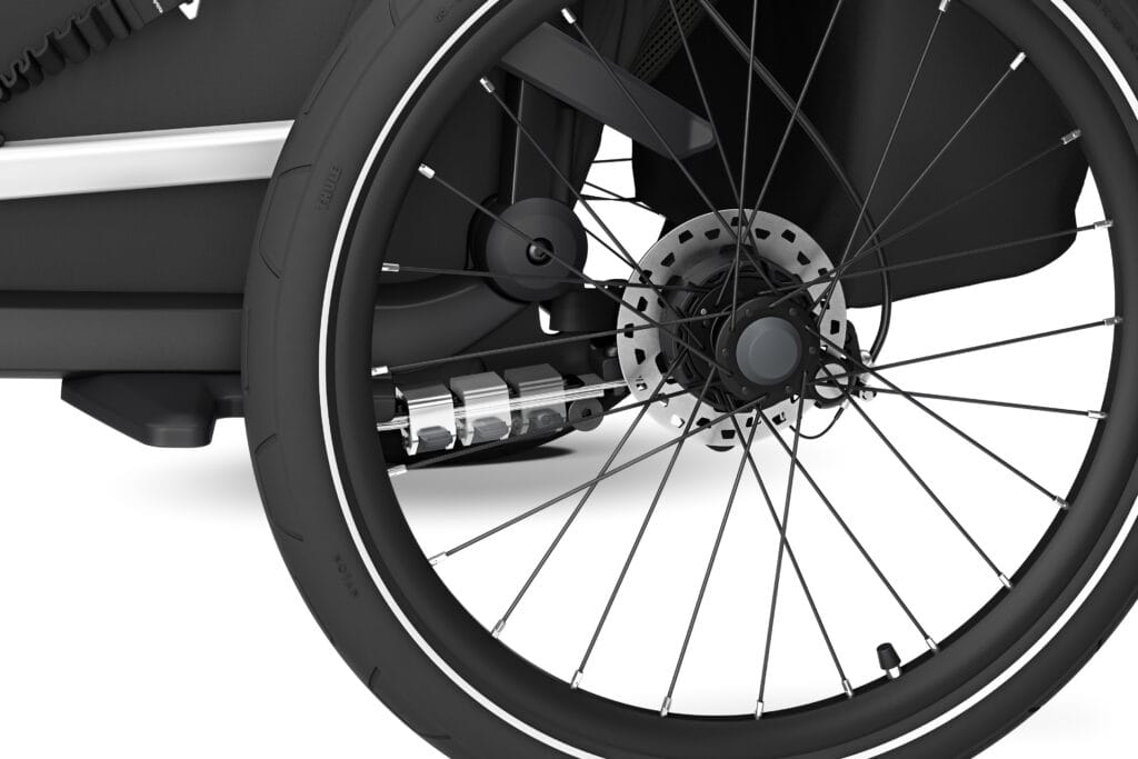 Sport 2 von THULE CHARIOT (Fahrrad Anhänger) Federung