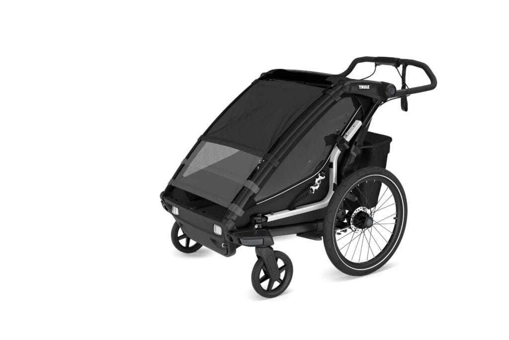 Sport 2 von THULE CHARIOT (Fahrrad Anhänger) Sonnenschutz