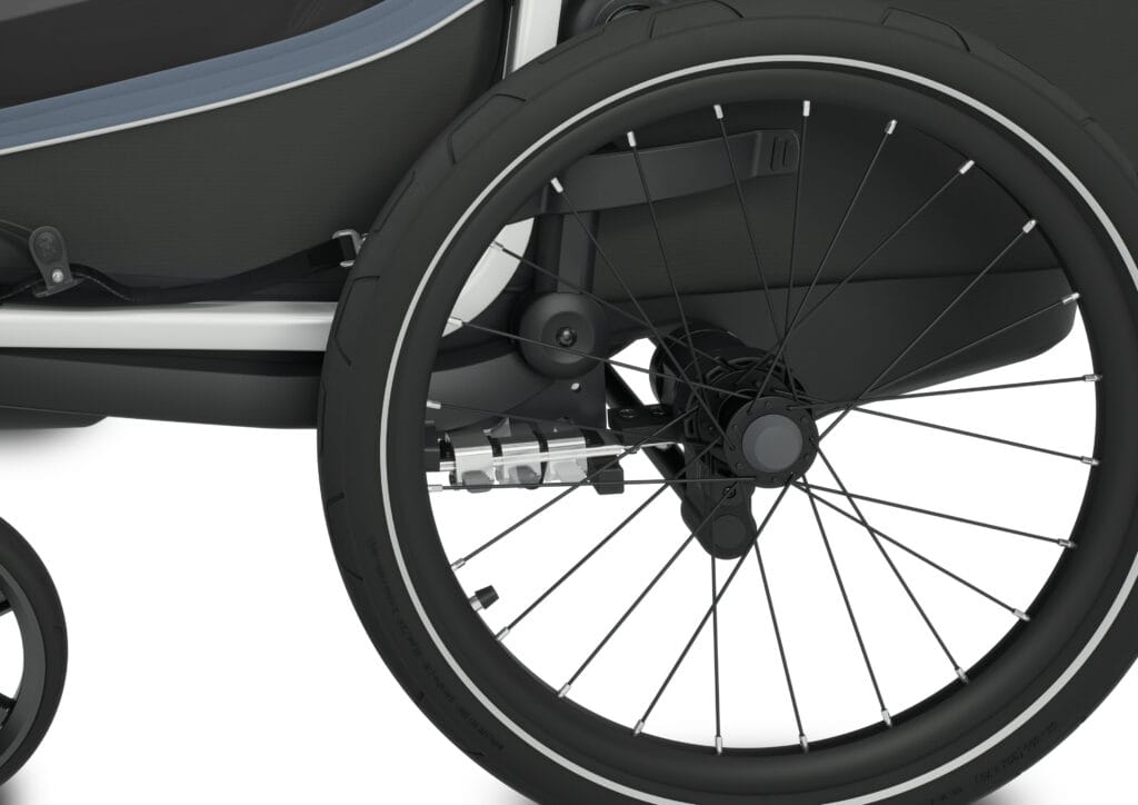 Cab 2 von THULE CHARIOT (Fahrrad Anhänger) Federung