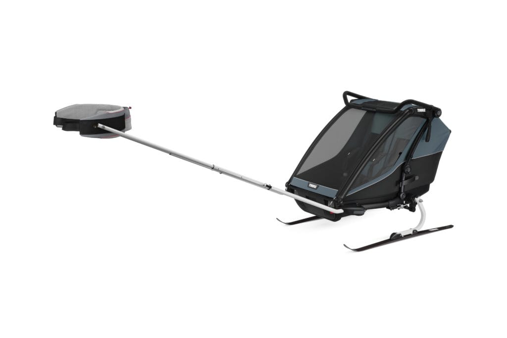 Cab 2 von THULE CHARIOT (Fahrrad Anhänger) Ski-Kit