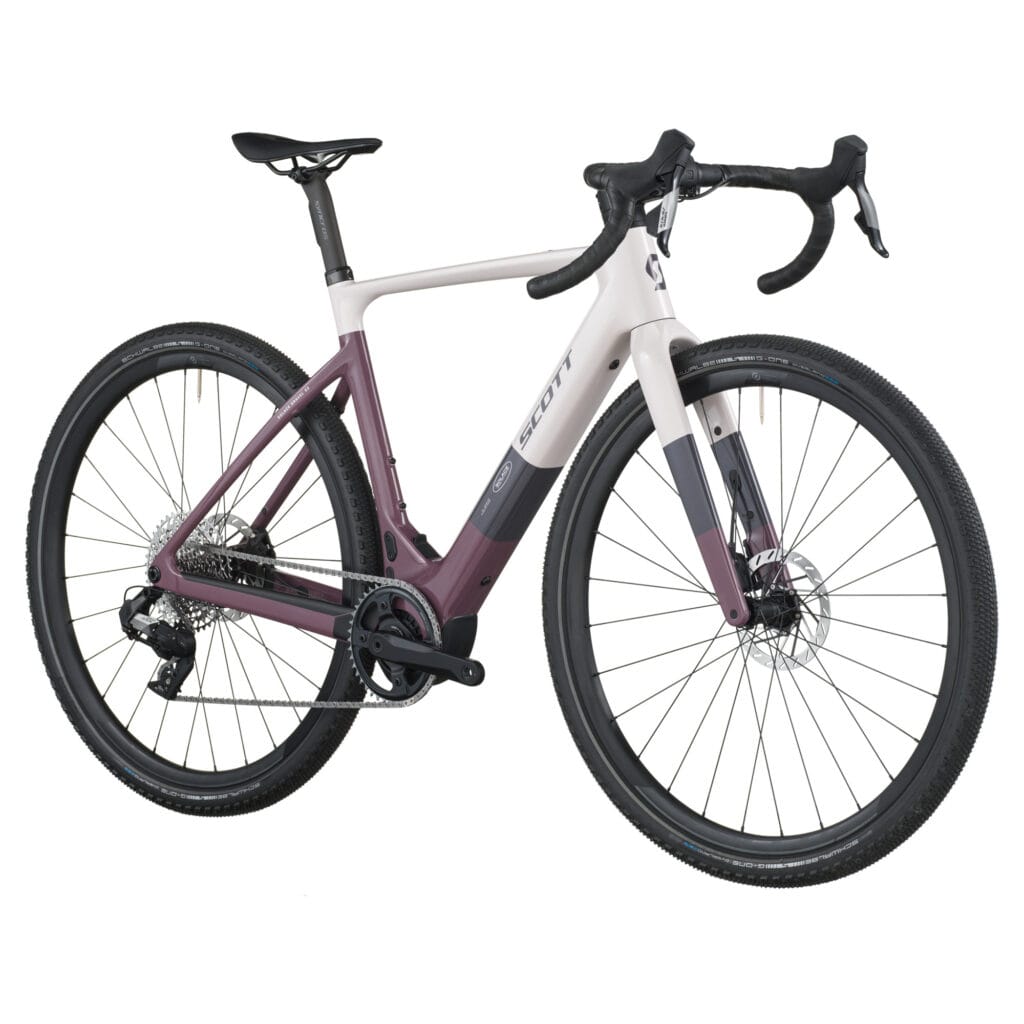 Solace Gravel 30 eRide von SCOTT (Gravel eRide) Mineral Pink - Flint Purple