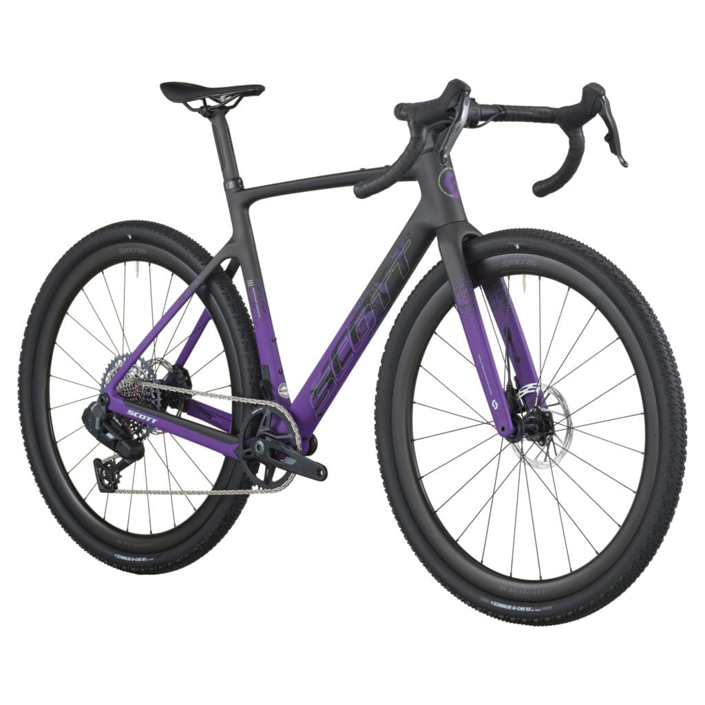 Addict Gravel 20 von SCOTT (Road | Gravel Ride) Carbon Black - Indigo Purple